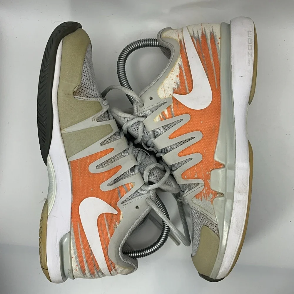 Nike Zoom Vapor 7.5 Tour Womens Tennis Shoes Orange Grey White 631475-018